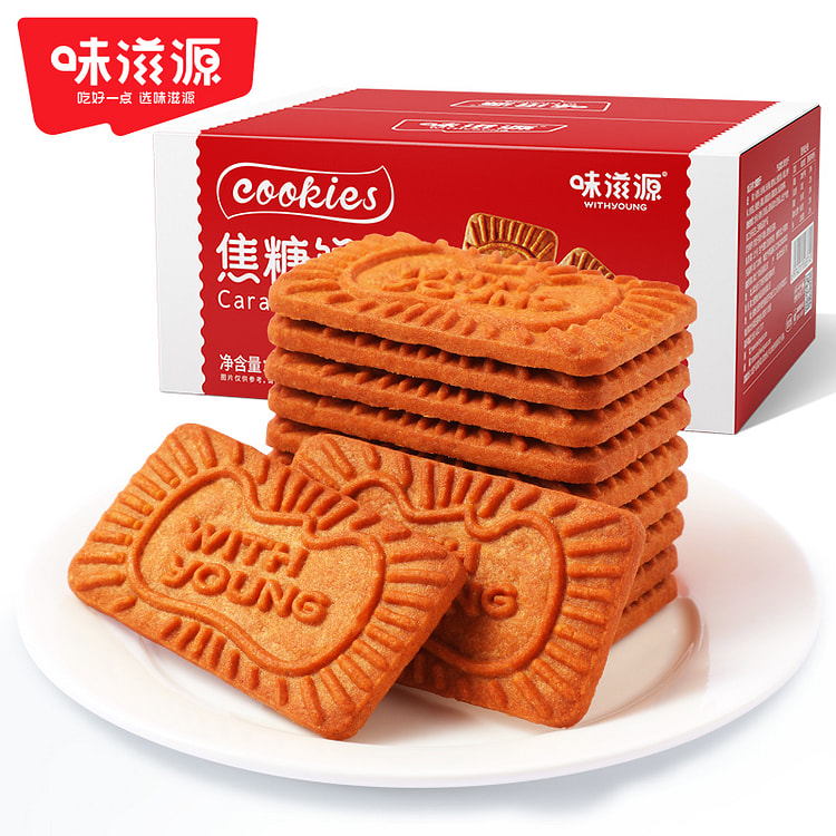 焦糖饼干500g*1箱 500 克