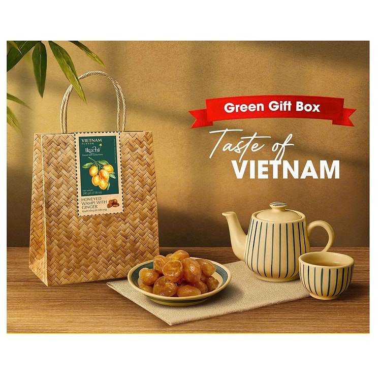 Túi Quất Hồng Bì Mật Ong Ikachi 233 g