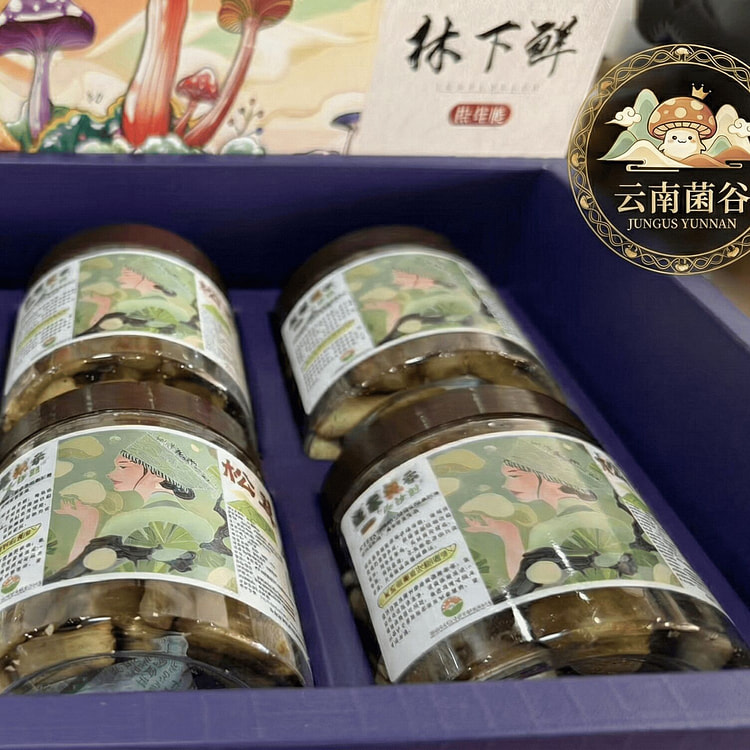 【礼盒装】赤松茸脆 50 克*6 罐