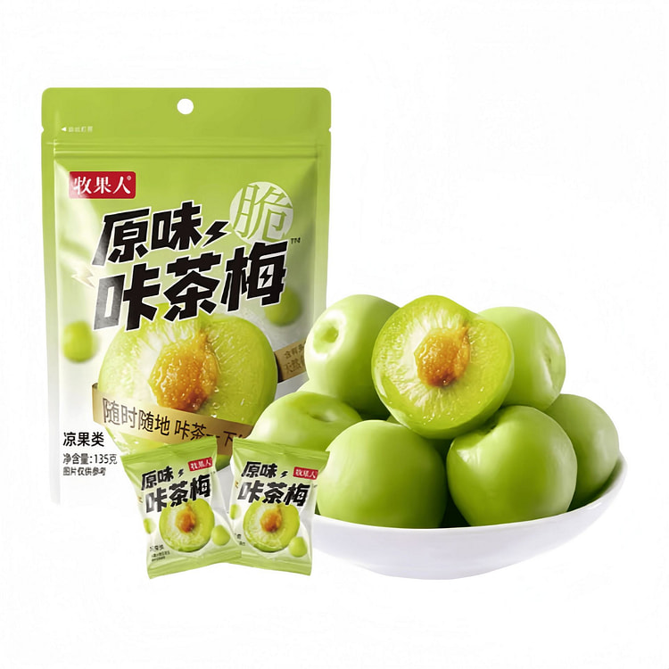 牧果人 咔茶梅脆青梅原味 135g*1袋 135 克