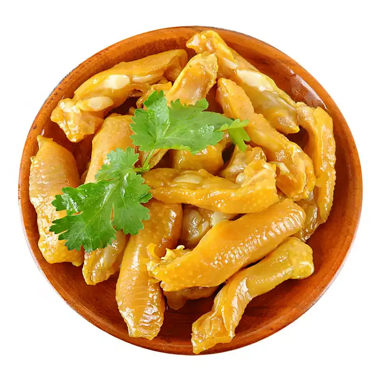 正宗梅州盐焗鸡脚筋无骨鸡爪即食鸡脆骨掌中宝去骨小零食网红特产200g