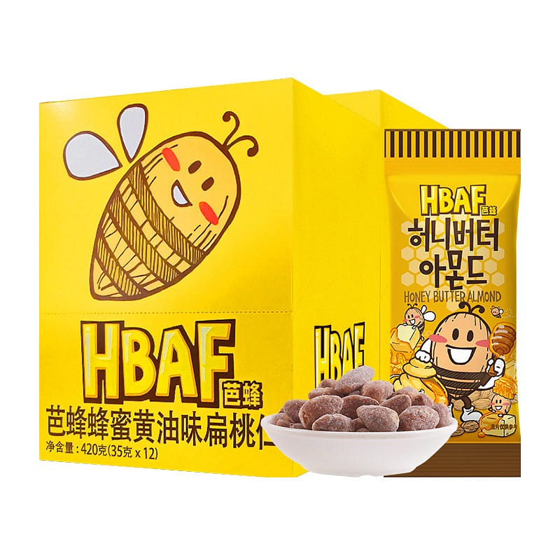 HBAF honey butter almond kernel 420g 420 g