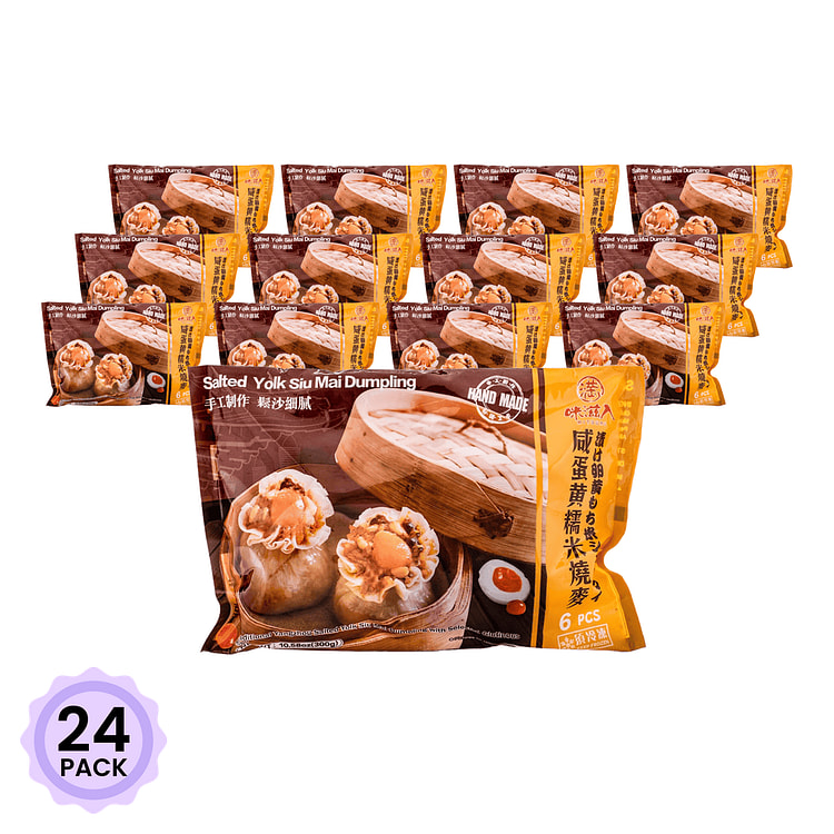 咪滋入 Mitsuru 咸蛋黄糯米烧卖 6个 冷冻 300 克*24 包