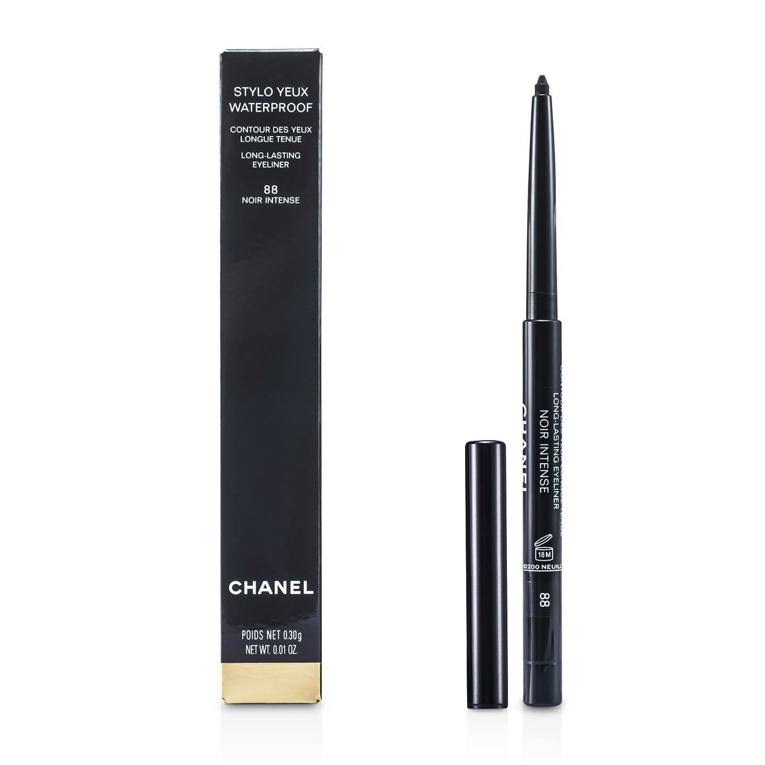 Get Chanel Stylo Yeux Waterproof - # 88 Noir Intense 0.3g/0.01oz 