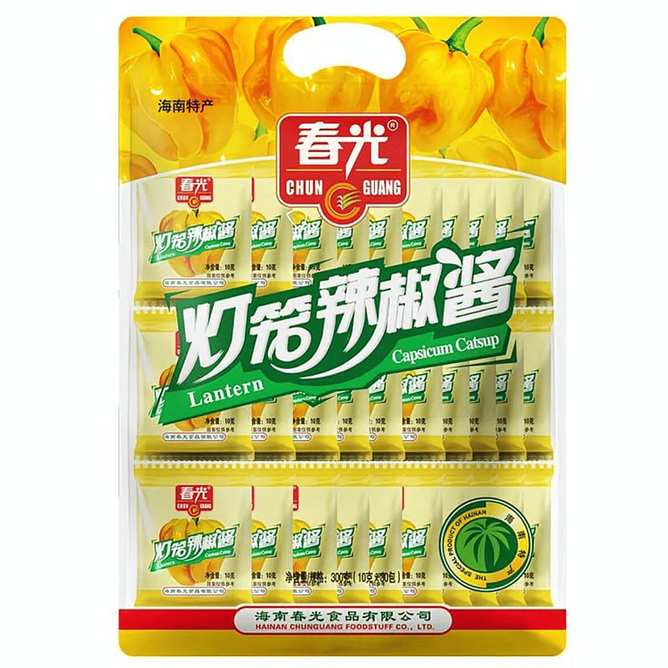春光黄灯笼辣椒酱袋装易携300g（30小包） 1 包