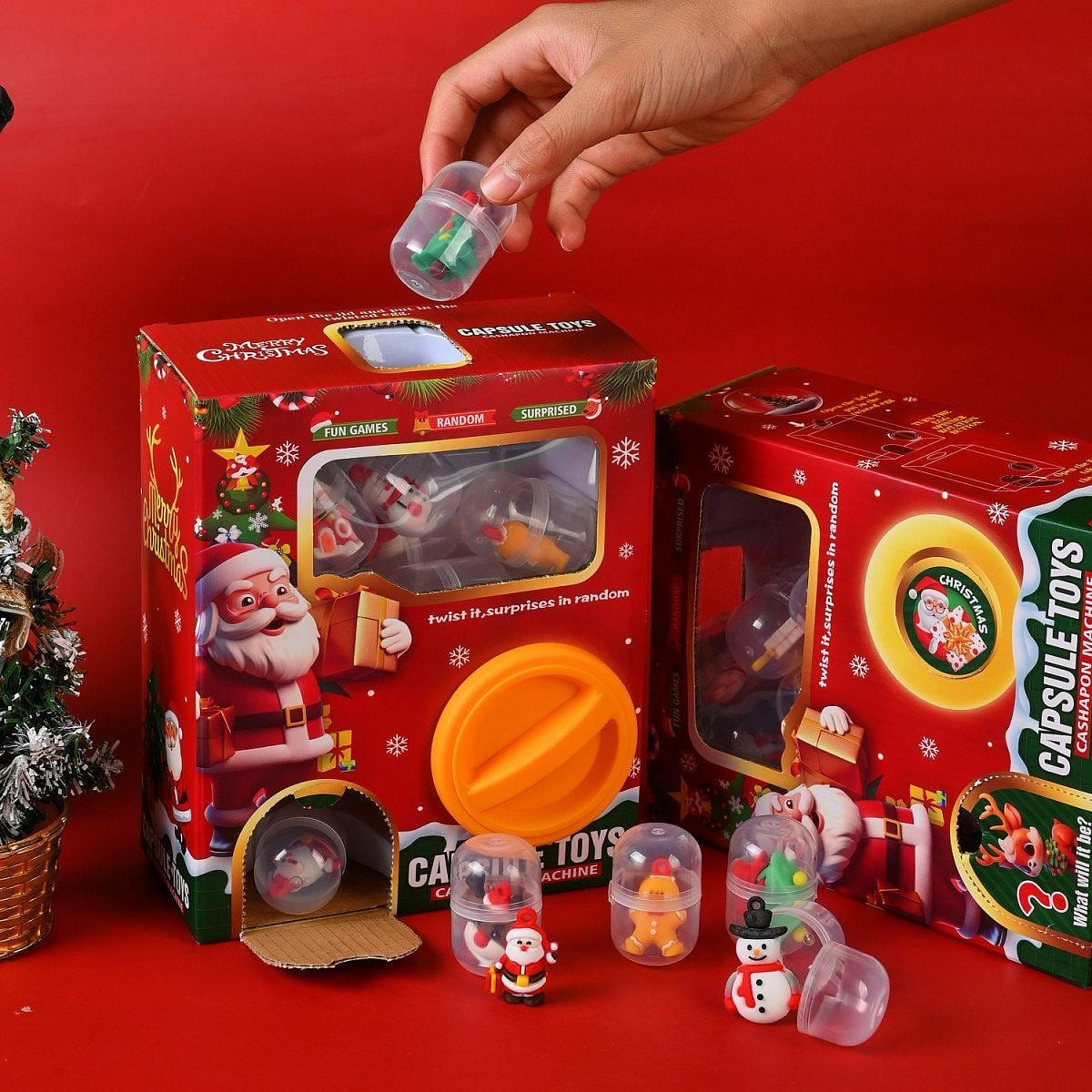 Christmas Gashapon Machine Kids' Toy gift 1 each