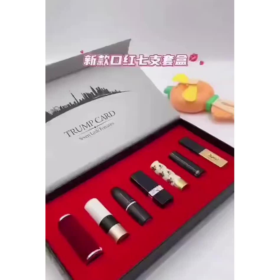 TRUMP CARD Seven Little Fortunes Lipstick Gift Set - Weee!