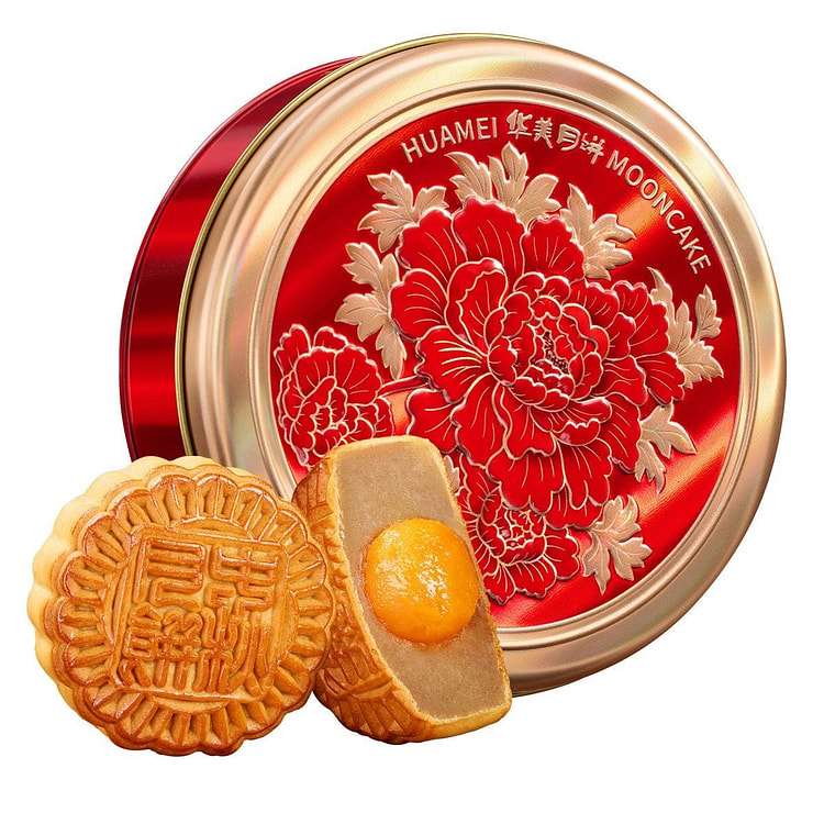 Wing Wah Pure White Lotus Seed Paste Mooncake 125g 1 box