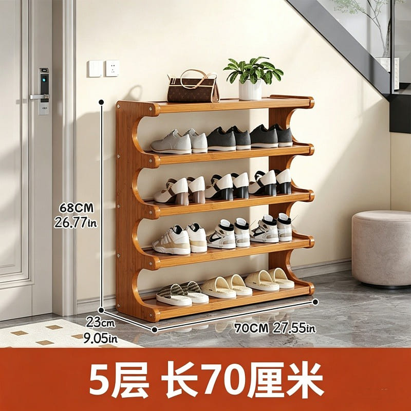 5-Tier Shoe Rack 70cm 1 count