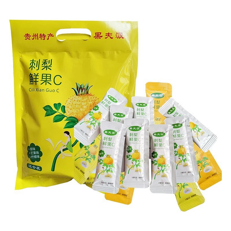 年货好礼-贵州特产果夫派刺梨冻果冻 混合味大礼包