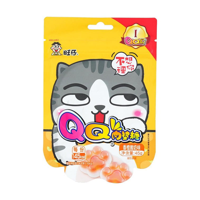 Want-Want Orange Yogurt Gummy 1.59oz 1 개