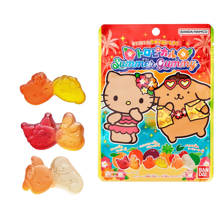 Bandai x Sanrio Characters Tropical Summer Gummy 38 g