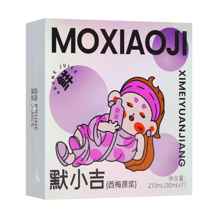 MOXIAOJI Red Plum Juice Concentrate, 1 fl oz x 7 210 ml(ミリリットル)