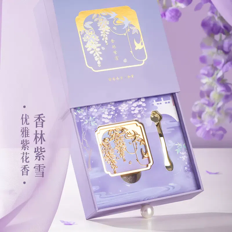 Gifts from the Forbidden City, Yonghe Palace, Elegant Purple Flower Fragrance 1 count
