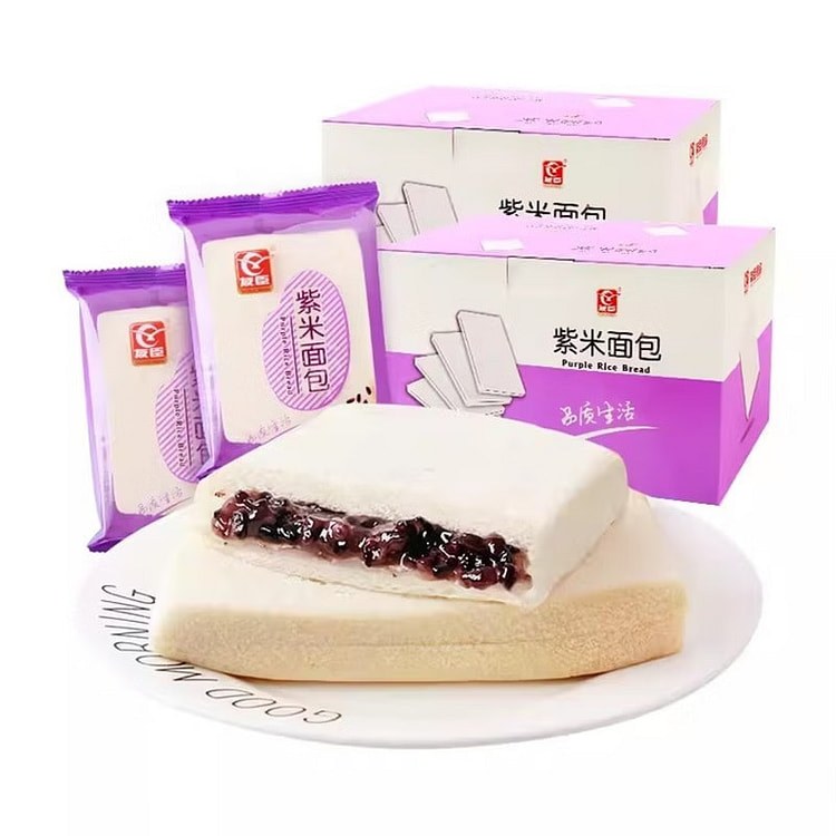 Youchen Purple Rice Cheese Sandwich Bread 1 box