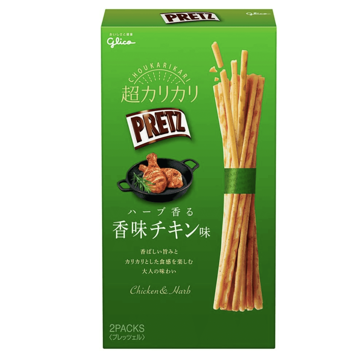 GLICO Pretz Herb Chicken Flavor 1 box 1 box