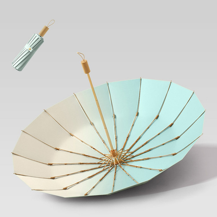 SECCHIC New Triple Fold Rain And Rain Umbrella