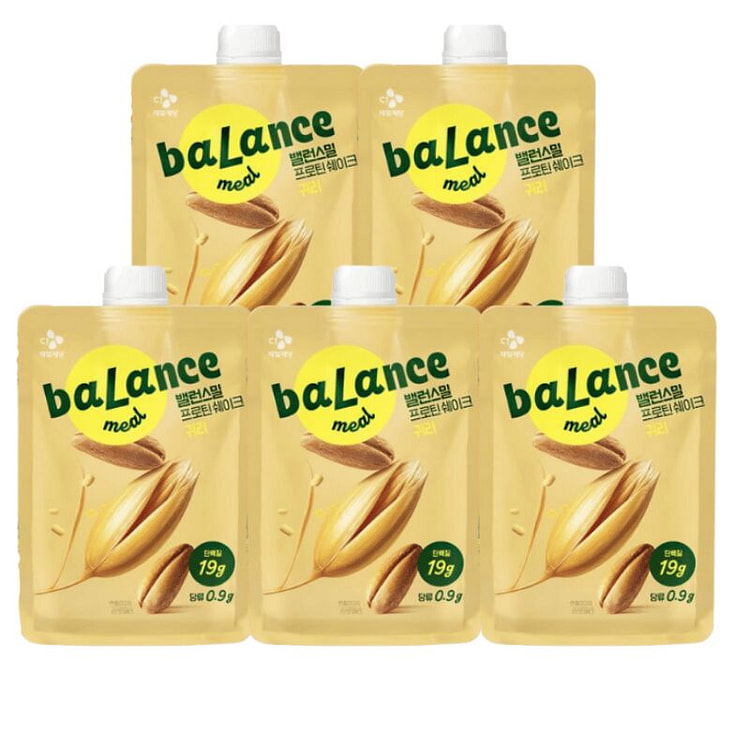 CJ Balance Meal Oat Protein Meal Shake 5 pack