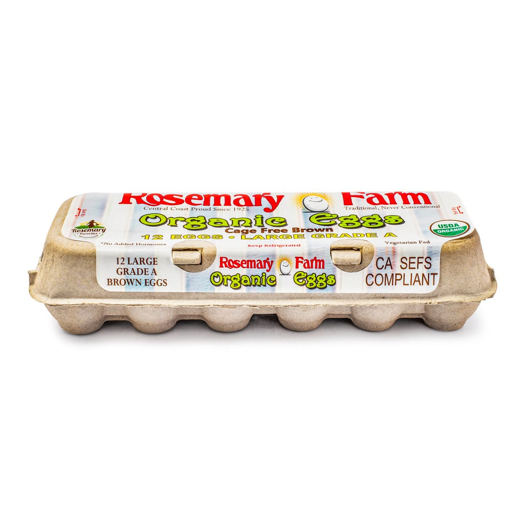 Rosemary Farm Organic Large Brown Eggs 12 count