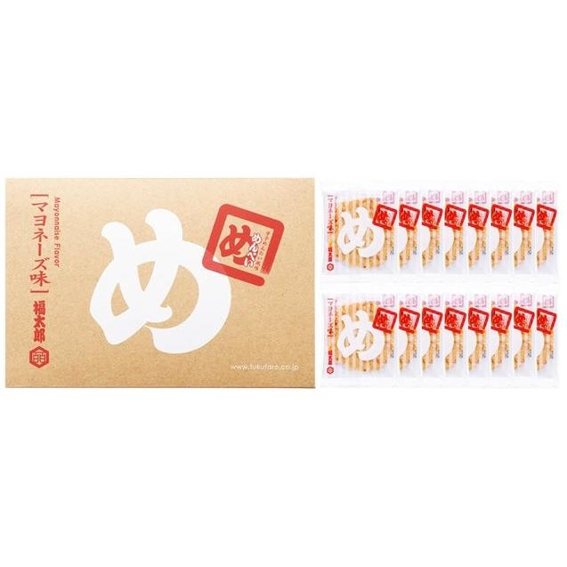 MENBEI Rice Crackers Senbei Mentai Snack FUKUTARO 1 each