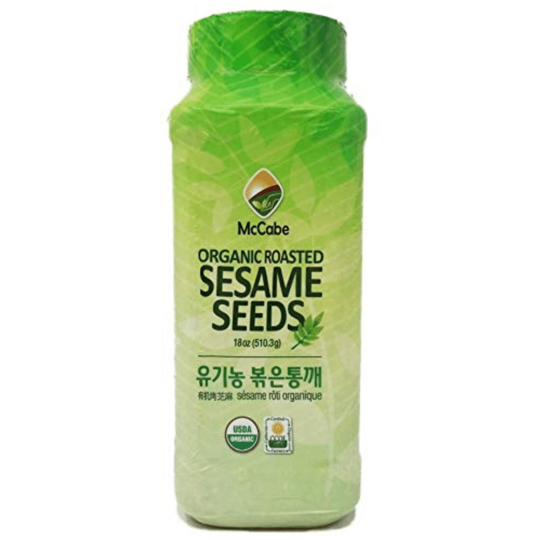 McCabe Organic Roasted Sesame, 18 oz, USDA Organic Certified, 18 oz