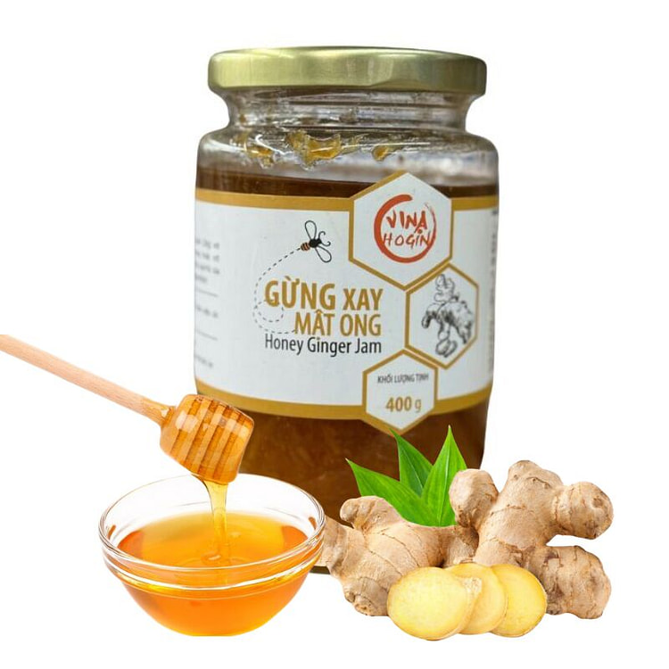 Vina HOGIN Gừng Xay Mật Ong Thơm Nồng 14.08oz