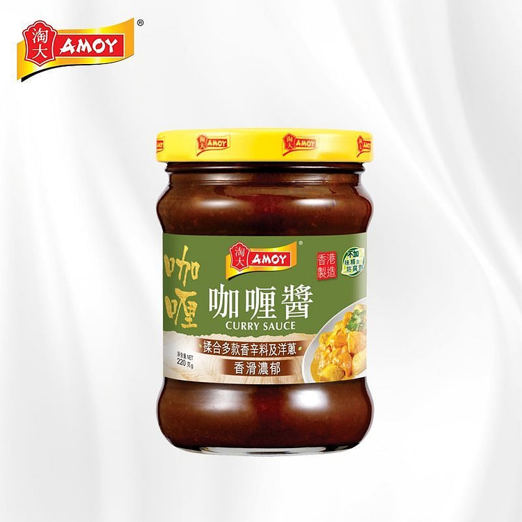 香港制造淘大咖喱酱220g正宗无添加防腐剂家用商用 220 克