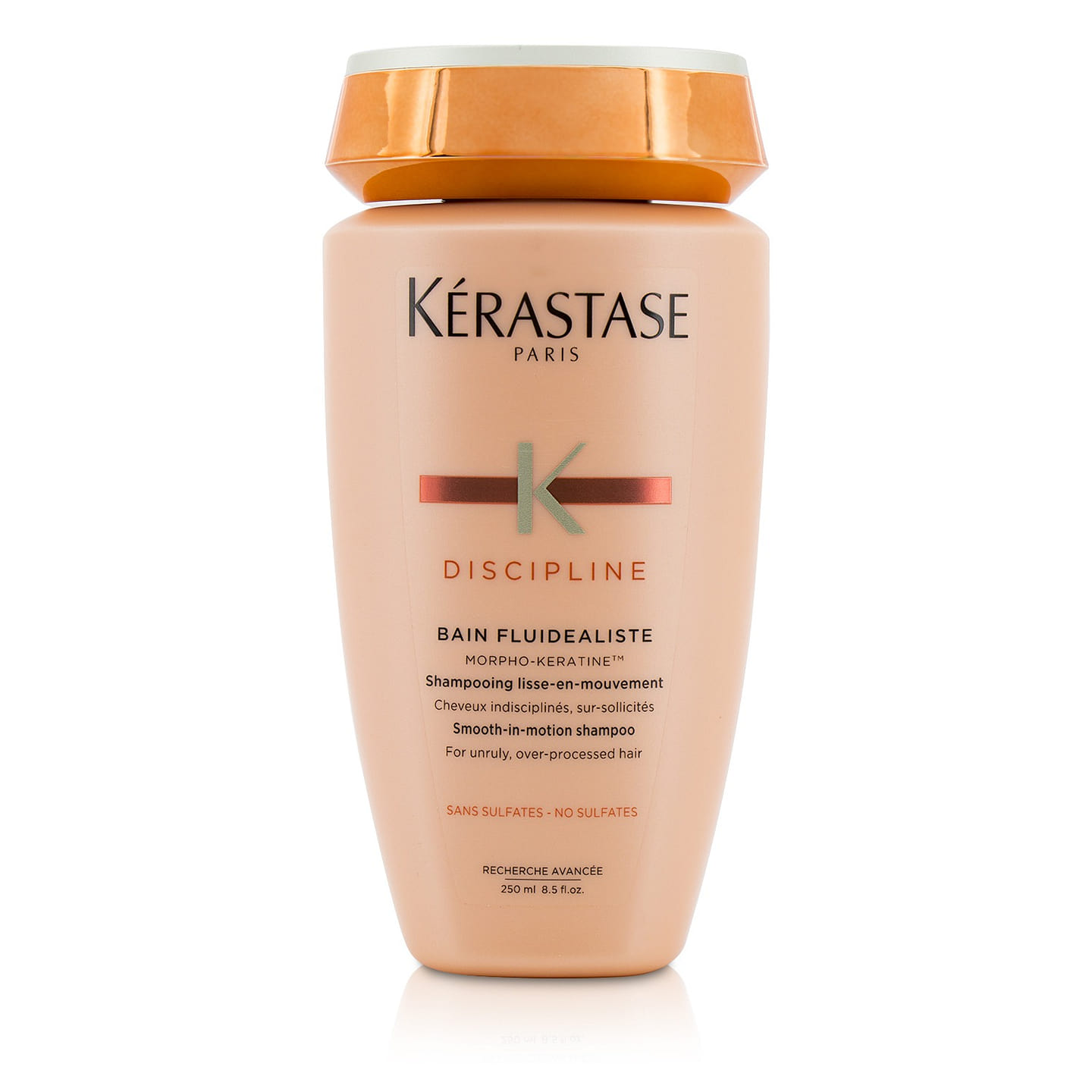Kerastase Discipline Bain Fluidealiste Smooth-In-Motion Sulfate Free Shampoo – For Unruly, Over-Processed Hair (New Packaging) E1936300 250 ml