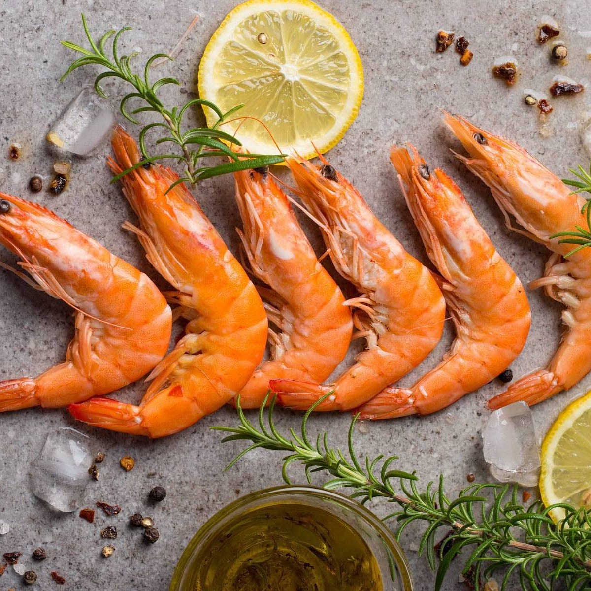 5 Pounds – Fresh Harvested Large Whole Sun Shrimp – Family 10 pack 5 lb