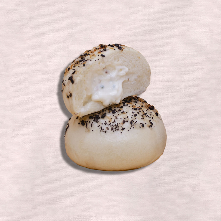 Everything Bagel Cheesecake Bao 1 PC (Need Reheat) 1 each