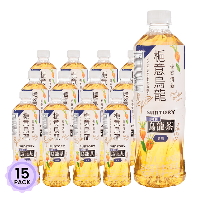 三得利 栀意乌龙 无糖 500 毫升*15 包