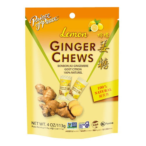 Prince of Peace Ginger Candy (Chews) With Lemon 4 oz