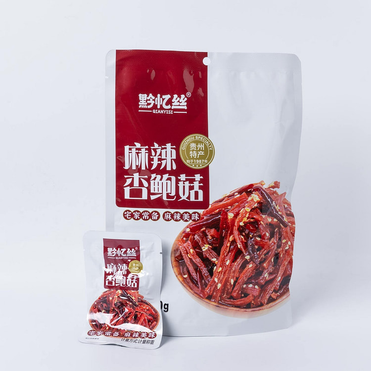 黔忆丝 麻辣杏鲍菇 贵州特色零食 真空独立包装 150 克