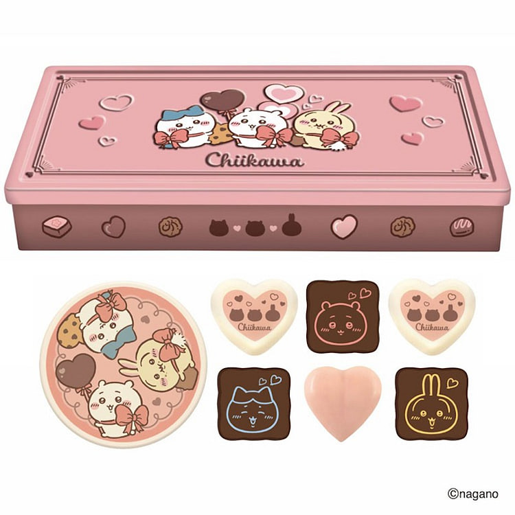 Chiikawa Chocolate Valentine Tin Box 1 box