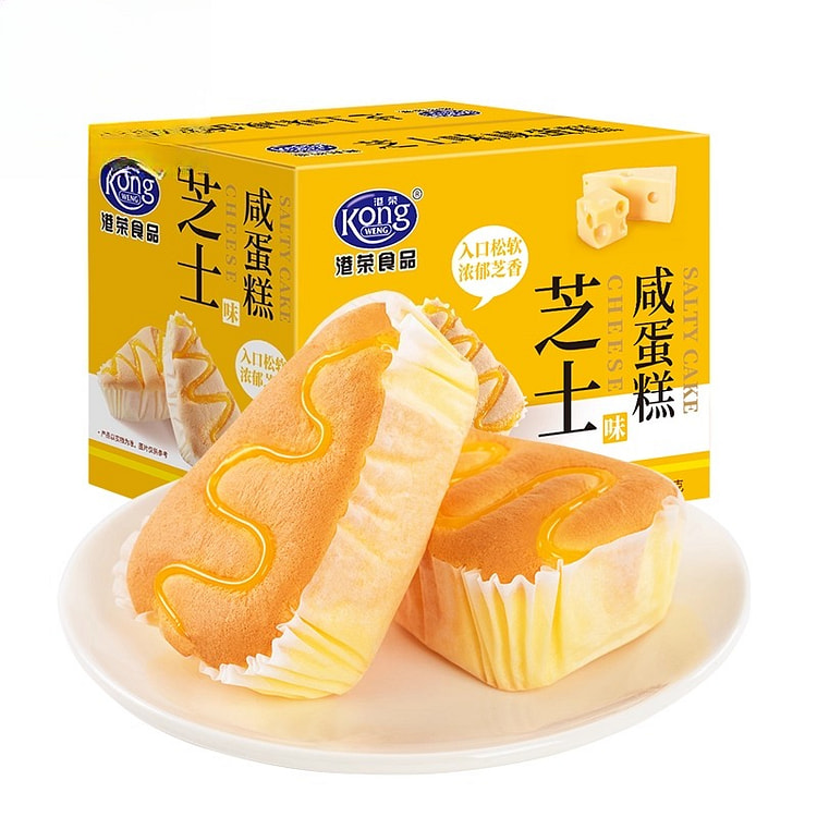 港荣芝士咸蛋糕480g*1箱 480 克