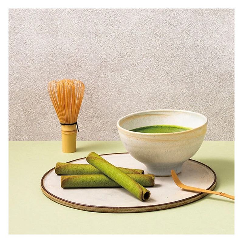日本直送」ヨックモック・初夏限定 シガール オゥ 抹茶 5本紙箱入り