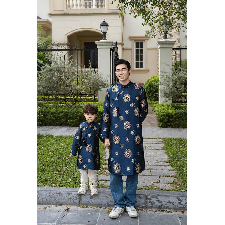 Cocolili Size XL B124 Silk Ao Dai Nam 1 each