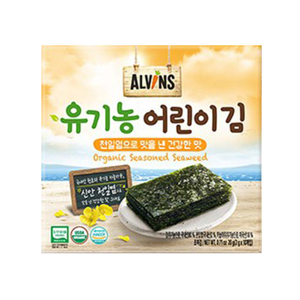 Get ALVINS Organic Seasoned Seaweed for children Delivered Weee