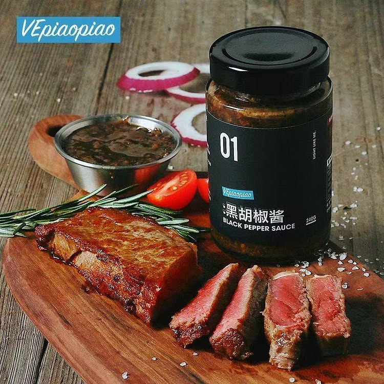 VEpiaopiao 黑胡椒酱 1瓶 240 克