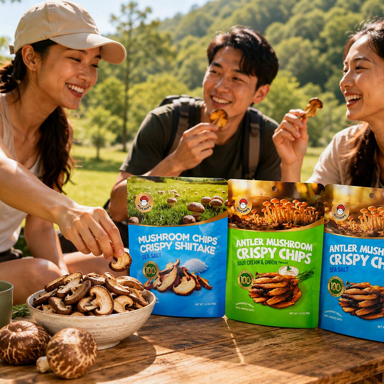 Mushoom Chips Variety Pack 30bags 2.65 파운드