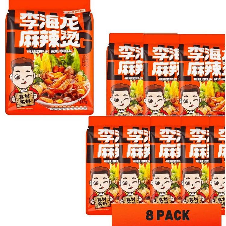 387克*8袋 李海龙 正宗黏黏糊糊东北麻辣烫