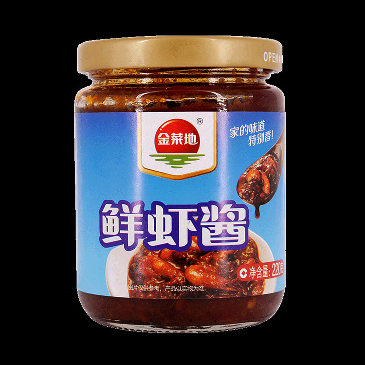 金菜地虾酱拌面饭海鲜酱方便面火锅调料220g*1瓶