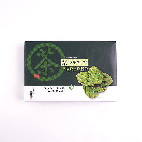 Yame Gyokuro Matcha Waffle Cookies 20 pcs 1 box