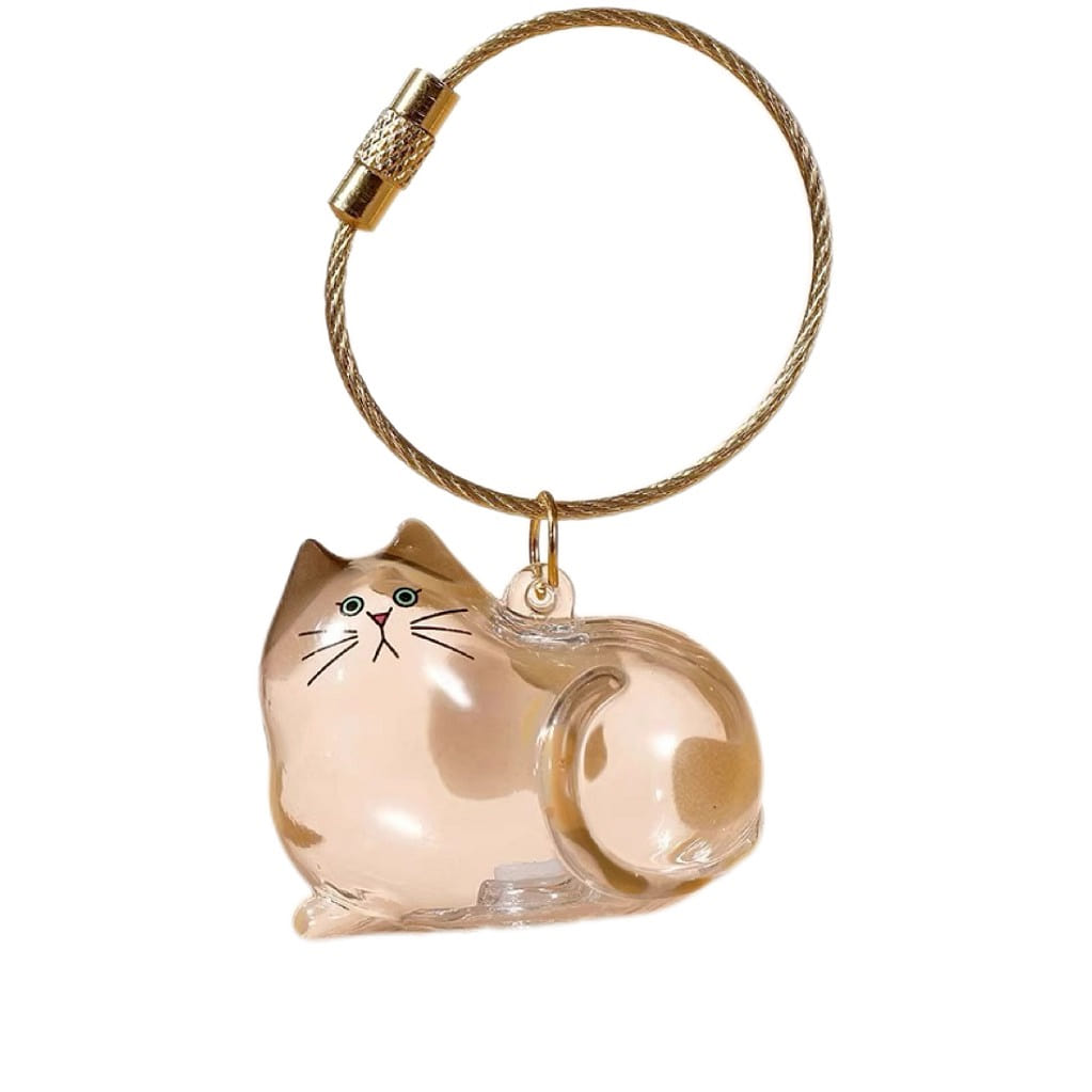 Transparent Cute Cat Hair Storage Pendant- Style D 1 count
