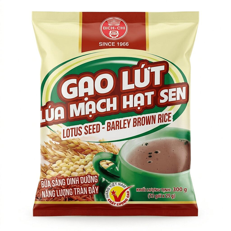 [Bich-Chi] Lotus Seed Barley Brown Rice Drink 350 g