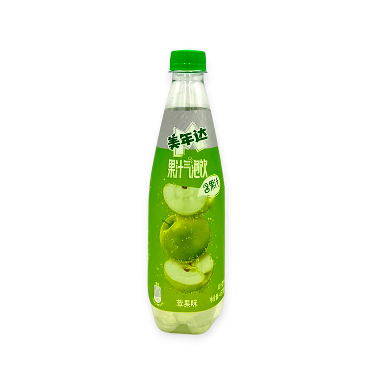 美年达青苹果汽水 450ml（中国）