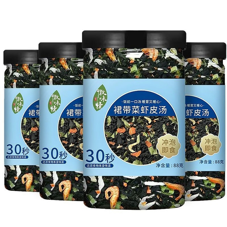 Children's Undaria Shrimp Skin Instant Soup 88g*5 1 each