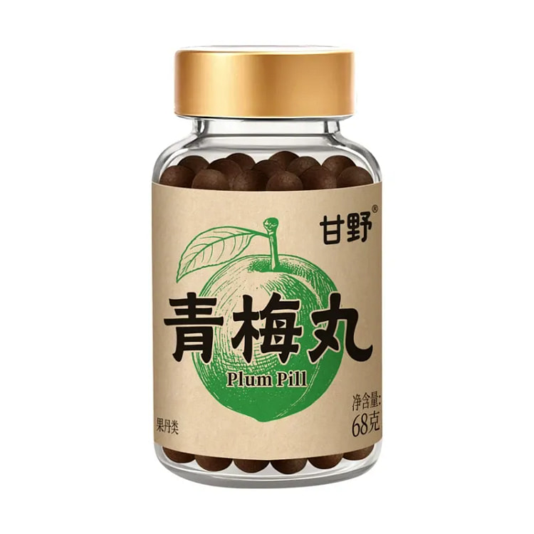 青梅丸 酸甜提神0蔗糖碱性果丸 68 克 68 克