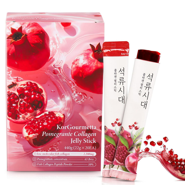 石榴胶原蛋白棒美容补充剂 20支 韩国美容补充剂 1 份