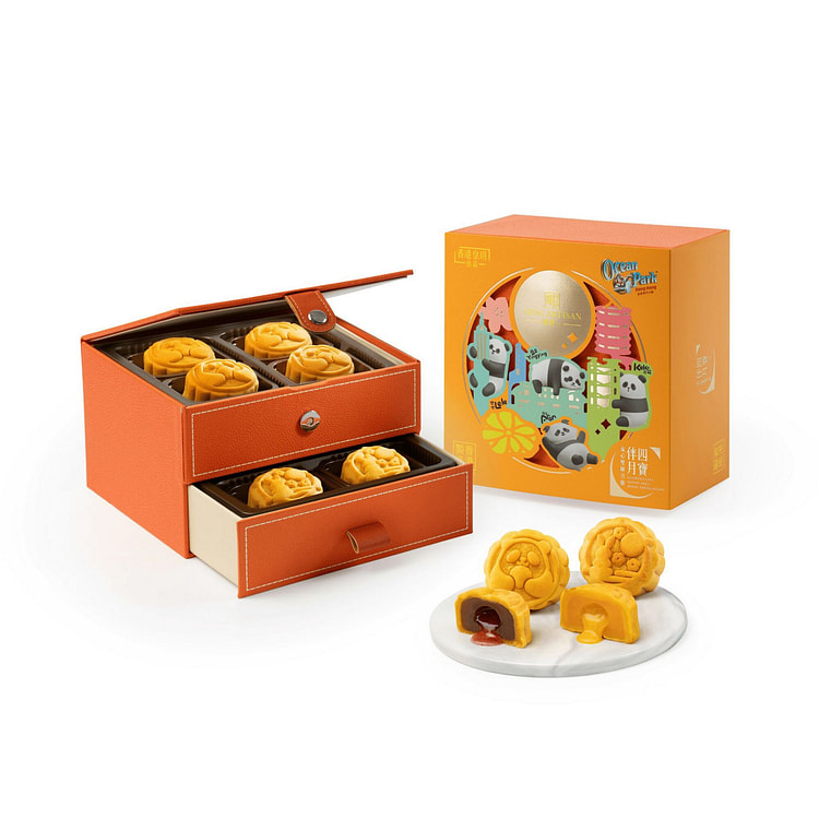 Hong Kong Imperial Assorted Lava Mooncake 1 box